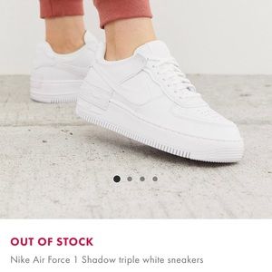 Nike Air Force 1 Triple White Sneakers 8.5